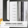 image:imageMartha Stewart Electric Kettle with Removable Stainless Steel Tea Infuser Glass Carafe17L 7 Cups Hot Water Boiler 4 Presets Keep Warm amp Auto ShutOff Cordless 360 Swivel Base Linen CreamCaviar Gray